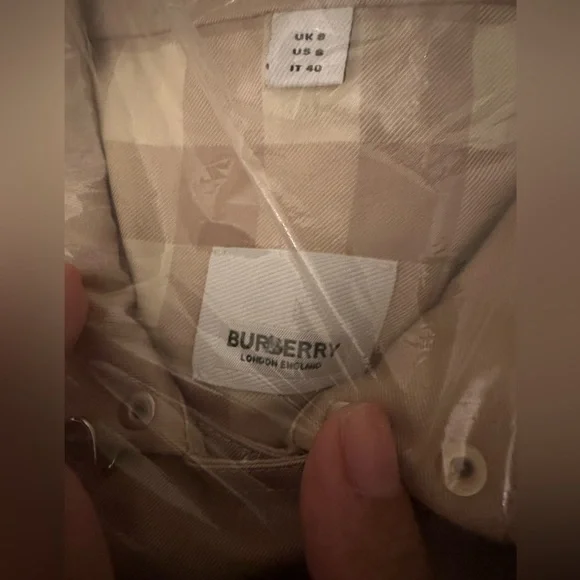 Burberry Sandridge belted cotton-gabardine trench coat 6 8 brand new AUTHENTIC - Picture 11 of 11